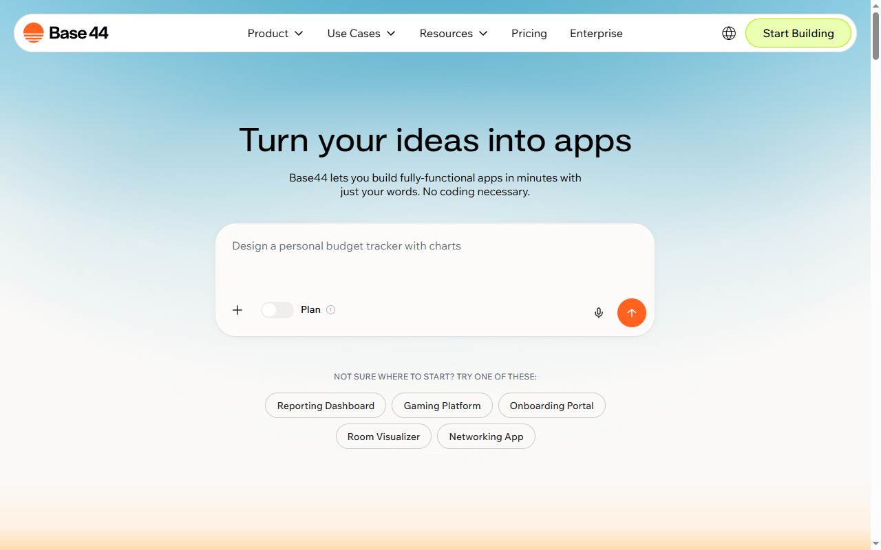 Base44 no-code AI app builder
