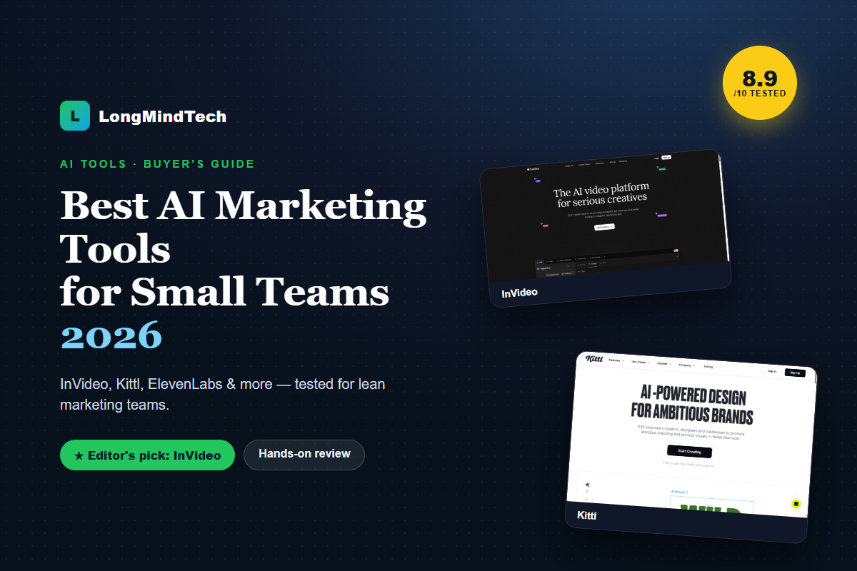Best AI Marketing Tools for Small Teams in 2026