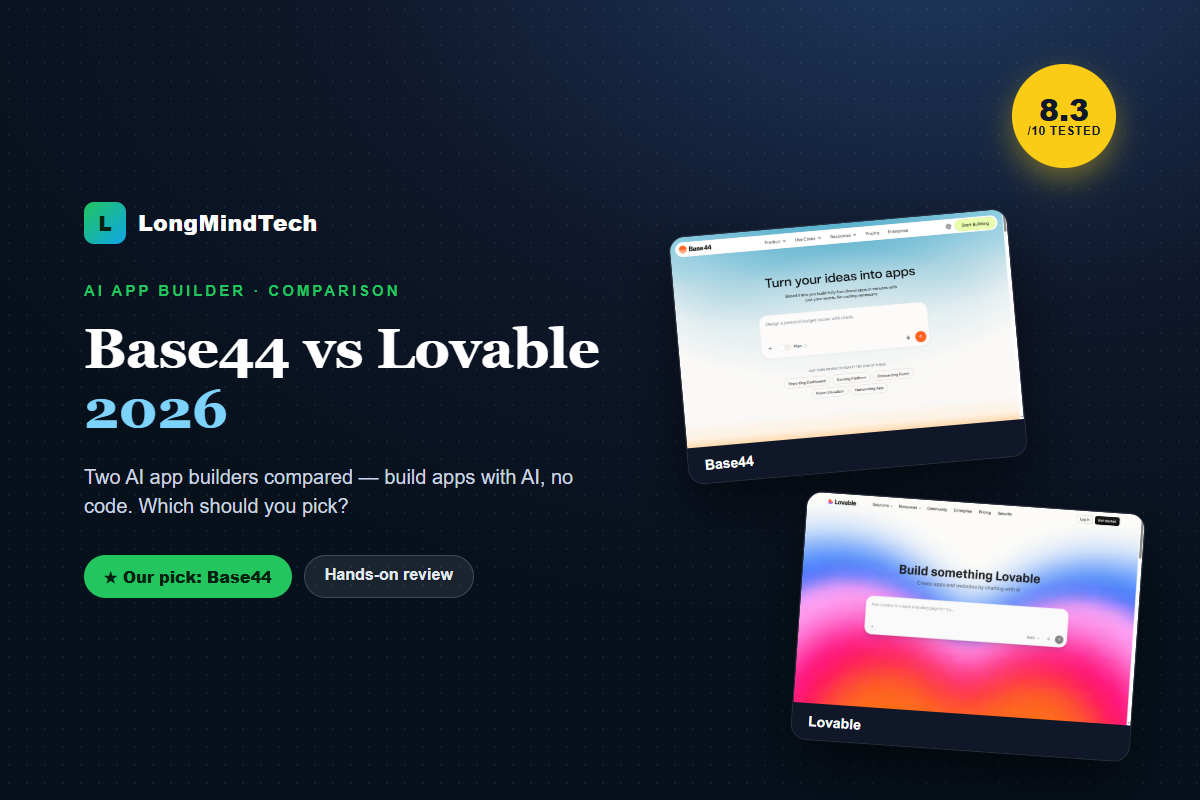 Base44 vs Lovable (2026): Which AI App Builder Wins?