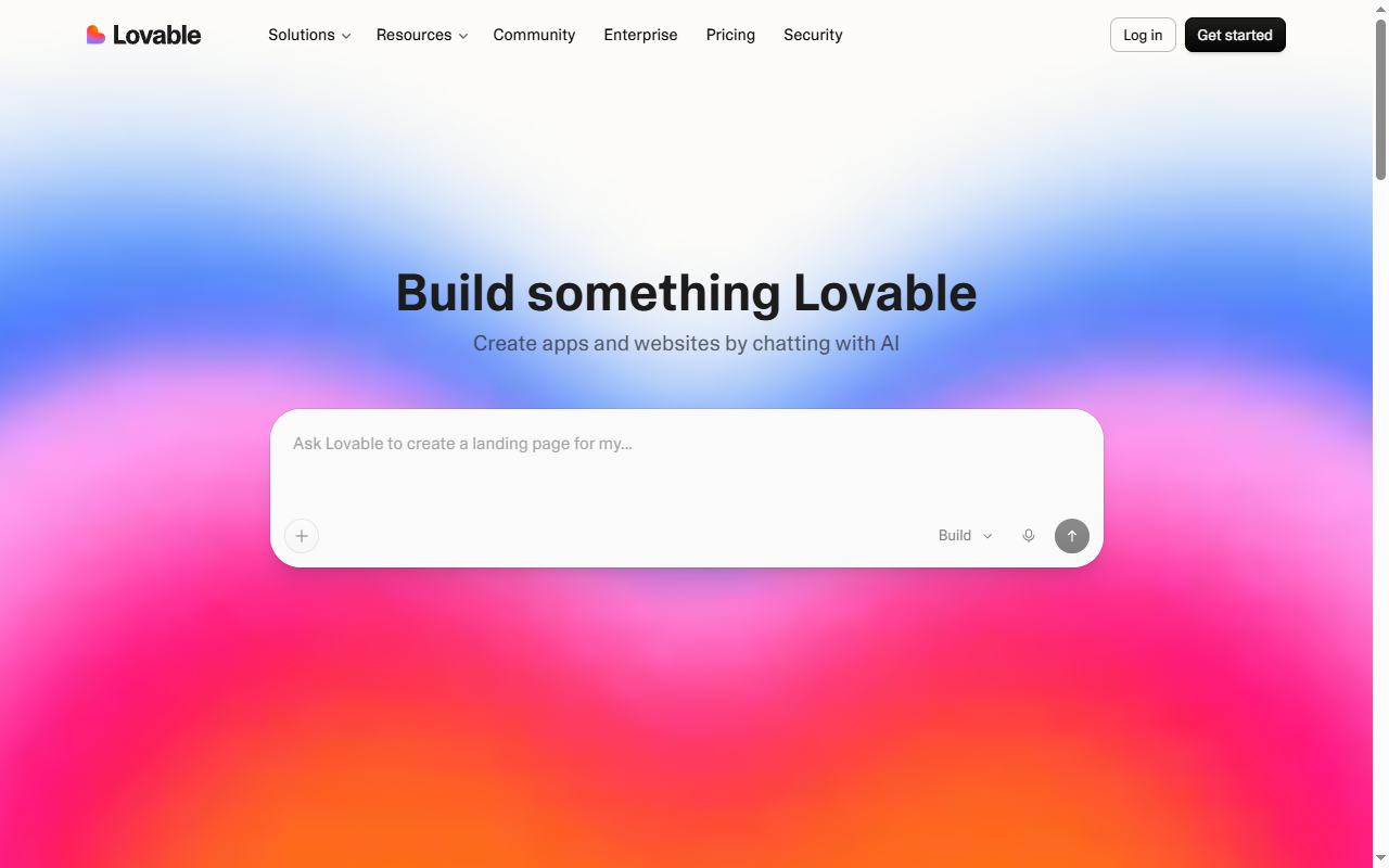 Lovable AI app builder