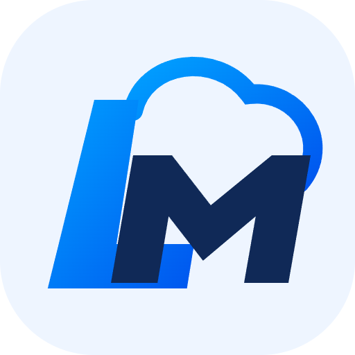 LongMindTech LM logo in blue and navy